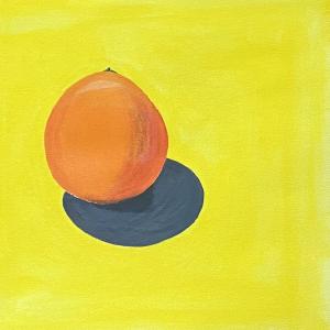 painting of an orange